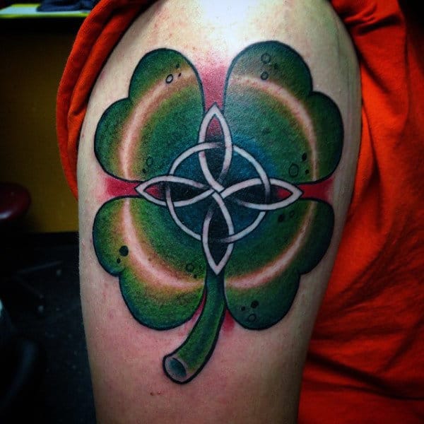 Luckiest Four Leaf Clover Tattoos - Tattoo Glee