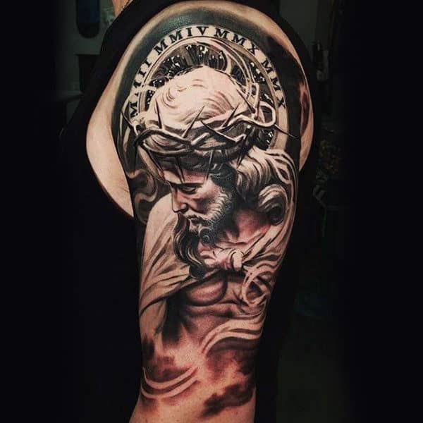 Top 73 Religious Sleeve Tattoo Ideas 2021 Inspiration Guide