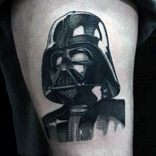 29 Darth Vader Helmet Tattoos And Designs