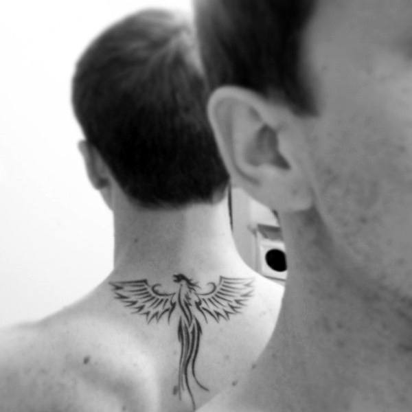 40 Tribal Phoenix Tattoo Designs For Men - Mythology Ink Ideas