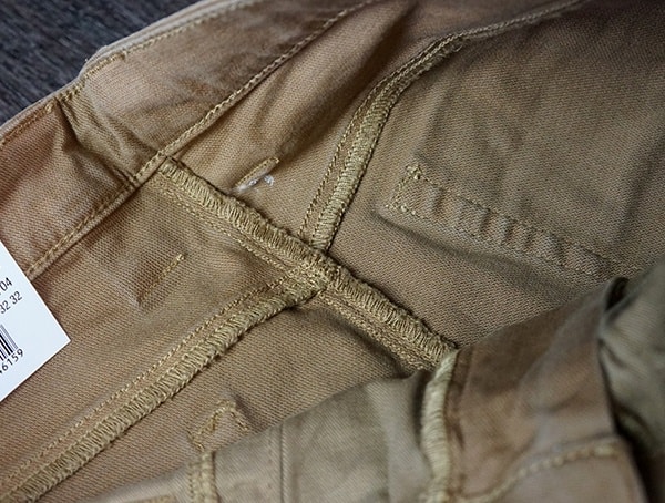 Mens Vertx Delta Strech Pants Interior Stiching Detail