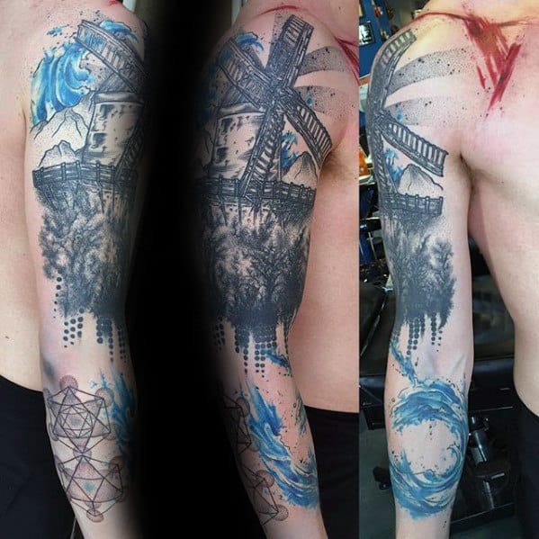  Windmill Tattoo by Mike  Neck Deep Tattoo  Facebook