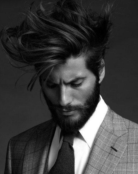 Messy Wavy Flow Haircut For Men Trendy