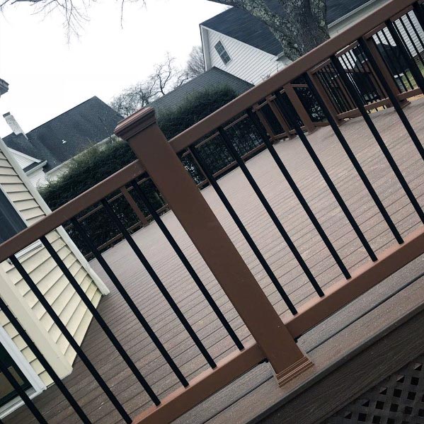 Metal Deck Railing Backyard Ideas