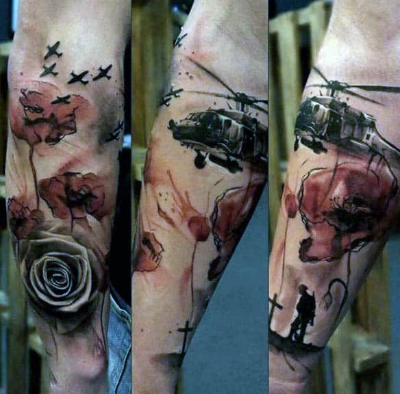 Realistic Poppy Tattoo done  Red Bones Tattoo Shop Nuoro  Facebook