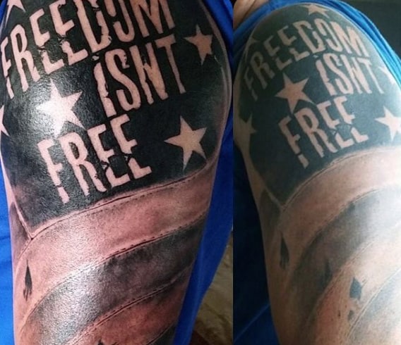 Military Sleeve Tattoo Ideas For Guys