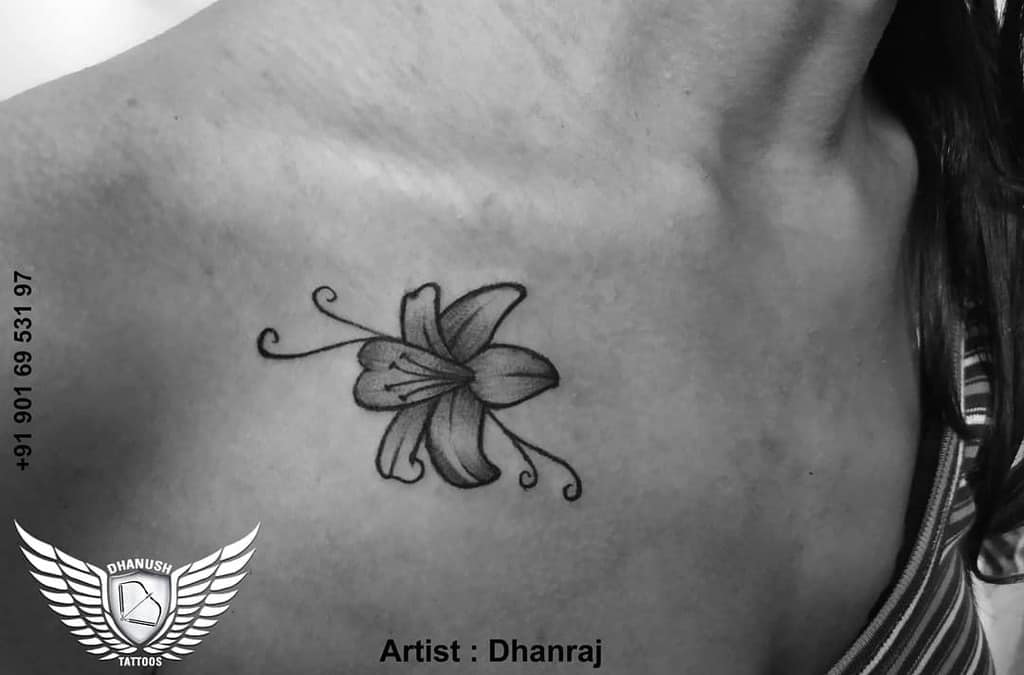 Minimalist Jasmine Flower Tattoos Dhanushtattoos