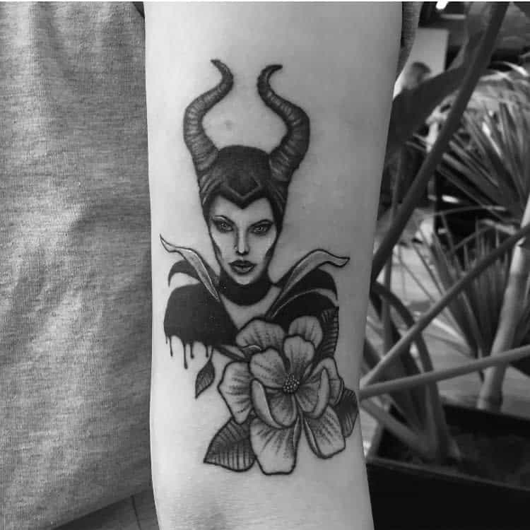 Minimalist Maleficent Tattoos Inkromantix