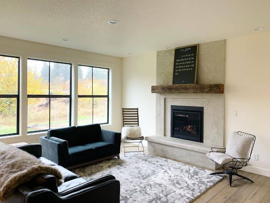 Minimalist Modern Farmhouse Living Room Cedars1809