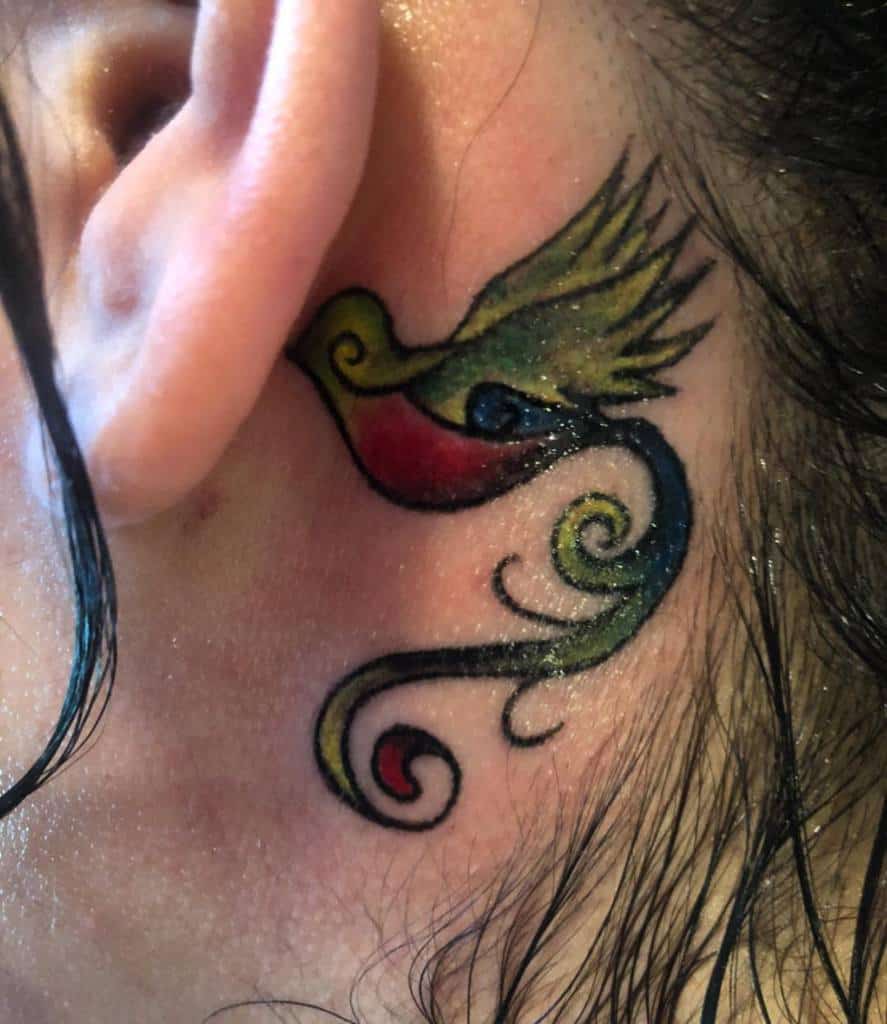 Resplendent Quetzal by Annie Cogdal at The Burnt Tiger  Chicago IL  r tattoos
