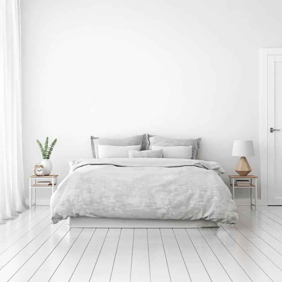 minimalist white bedroom ideas 3