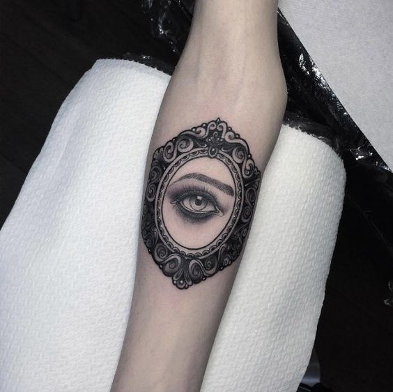 Mirror Third Eye Tattoo
