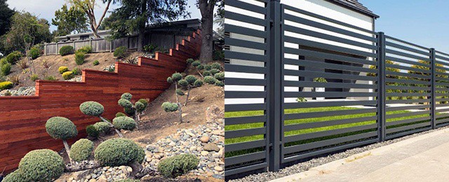 Top 60 Best Modern Fence Ideas – Contemporary Outdoor Designs