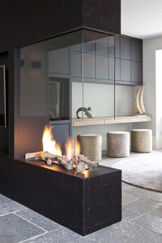 Modern Fireplace Surround Ideas