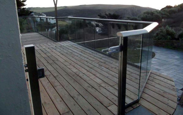 glass deck gate