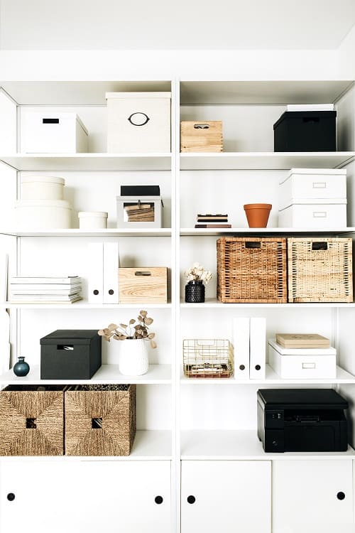 modern home office storage ideas