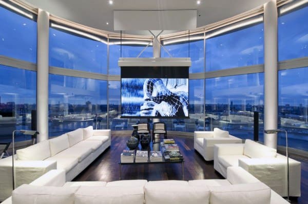 contemporary white living room ideas