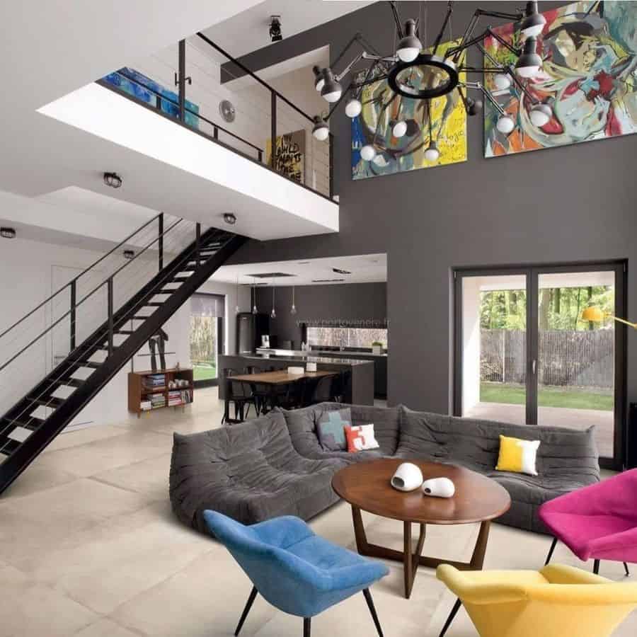 Modern Living Room Color Ideas Alamode.homes
