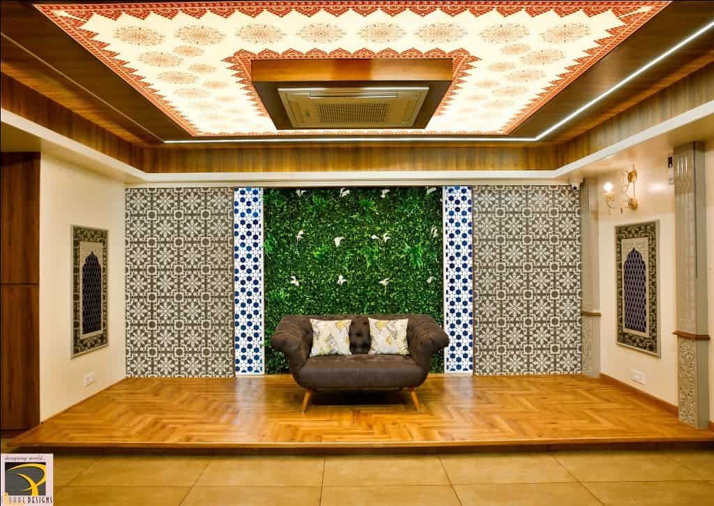 middle eastern influenced living space