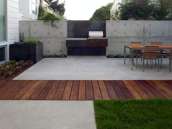 concrete patio