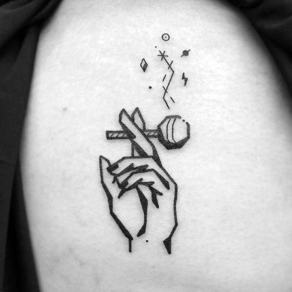 Modern Simple Candy Tattoo Ideas For Men