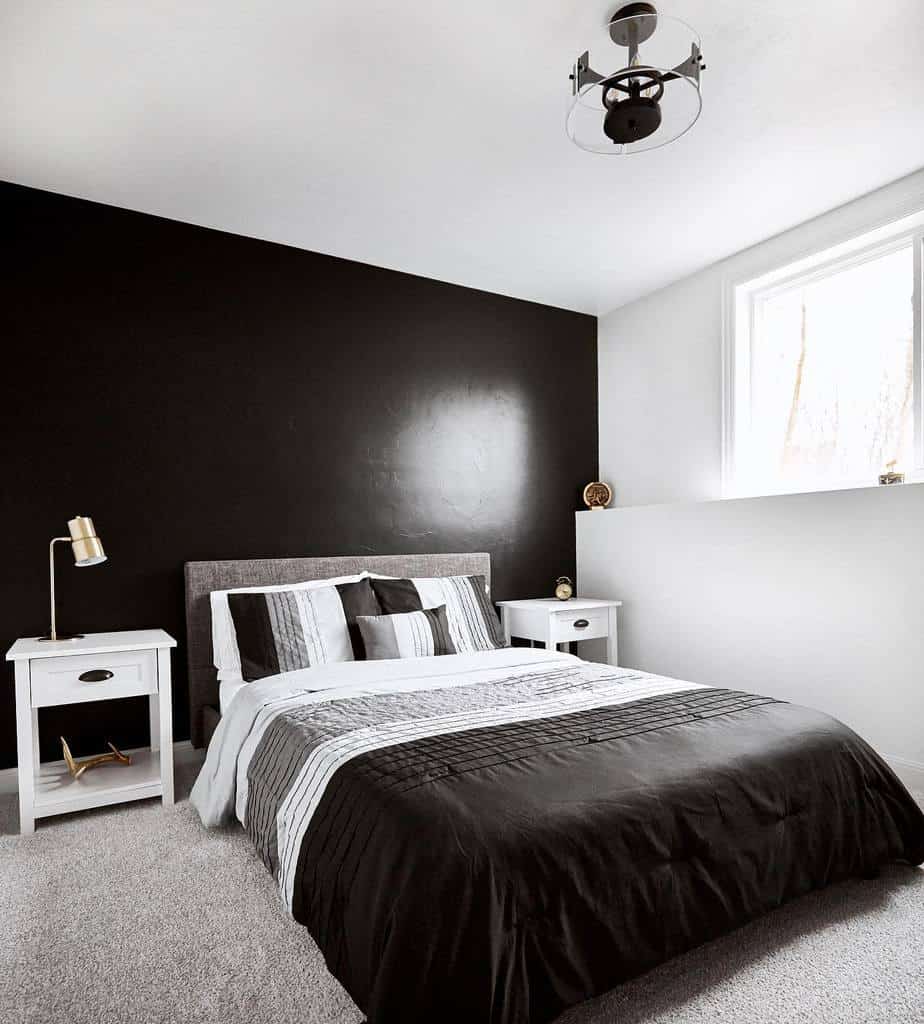monochrome apartment bedroom ideas lauralynnrhode