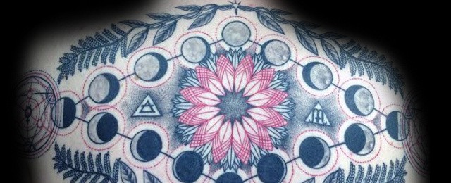 75 Moon Phases Tattoo Designs for Men