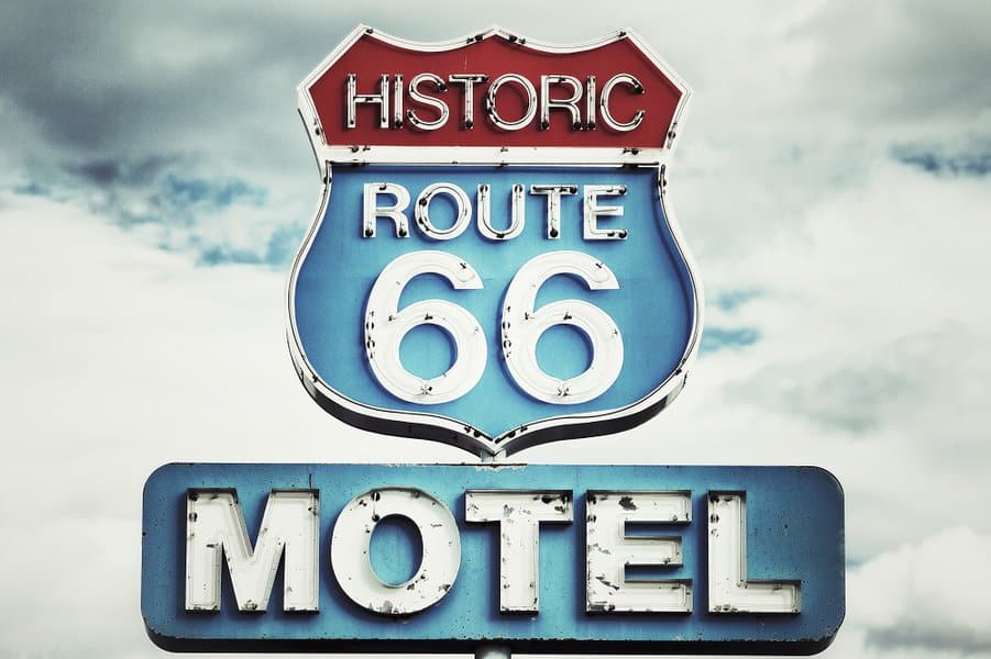 motel sign route 66