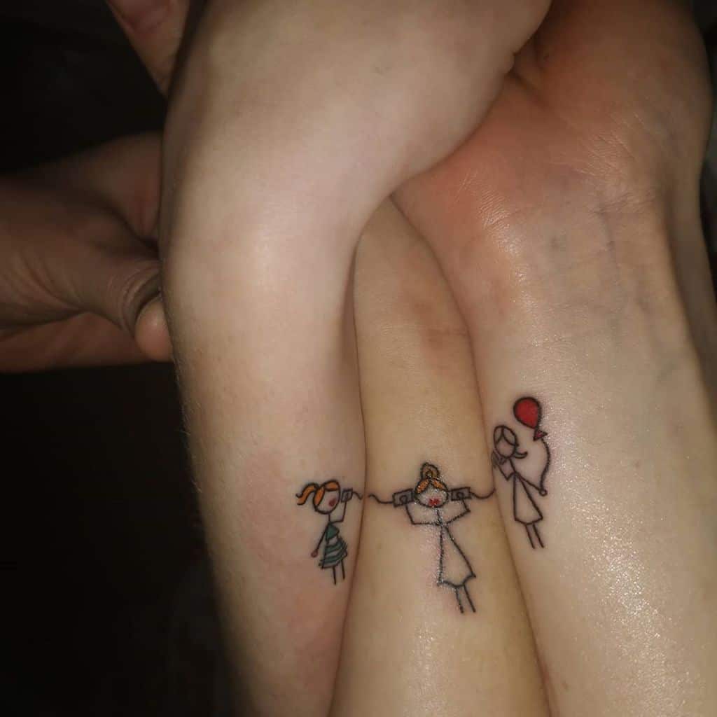 mother and daughter tattoos a_place_to_print_and_sew