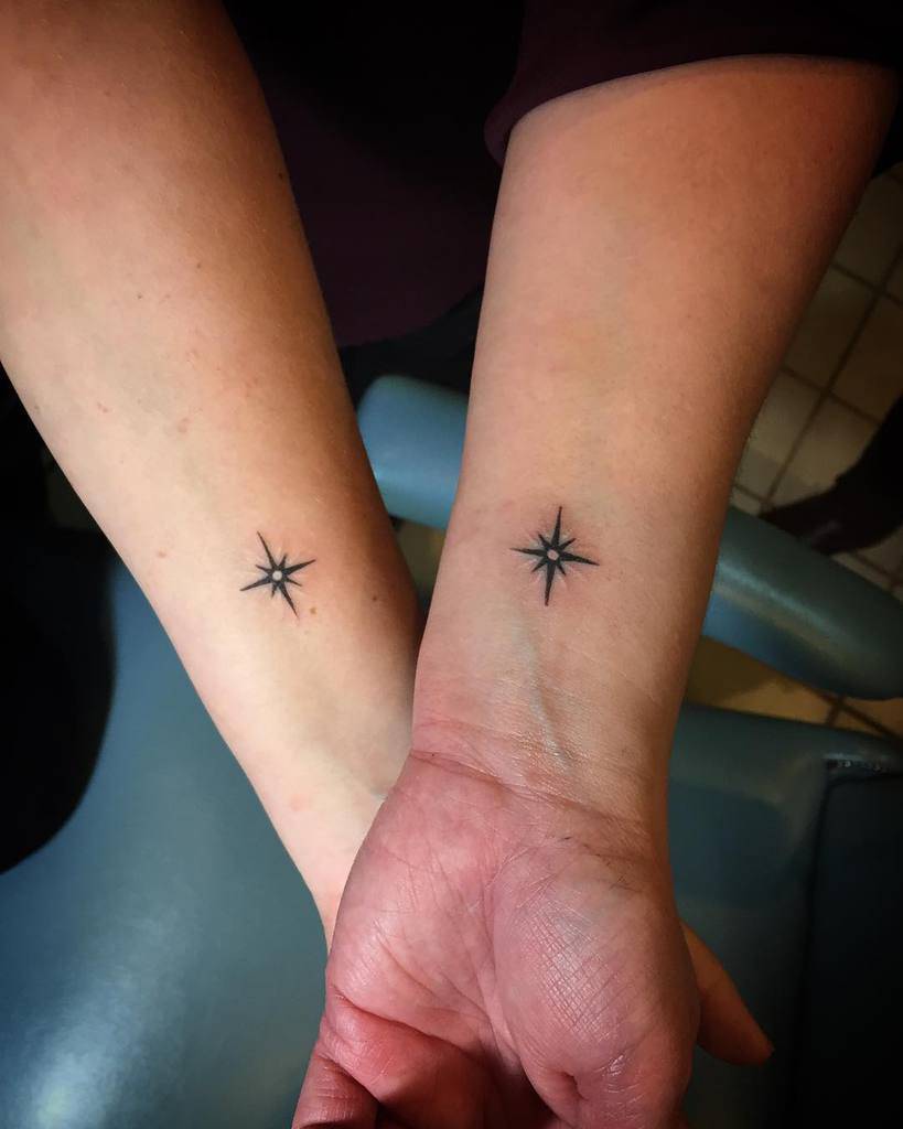 mother and daughter tattoos zebratattooz