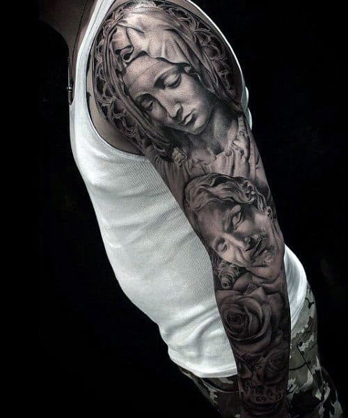 mother-mary-christian-sleeve-tattoos-for-men
