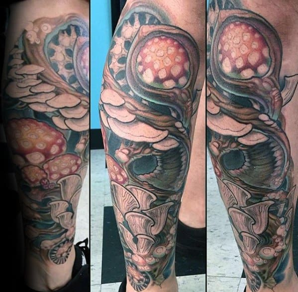 Tattoo uploaded by Catarina Quintas  Mushrooms  on inner forearm   Tattoodo
