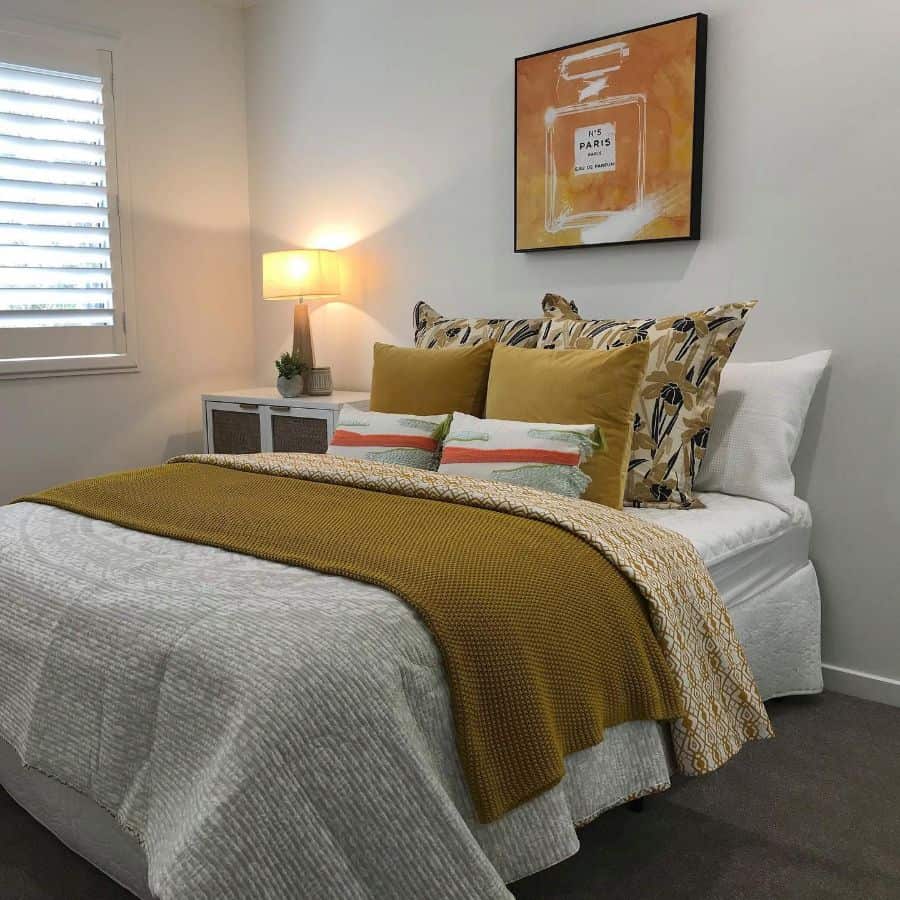 mustard or darker yellow interior bedroom ideas paradiseinteriors_goldcoast