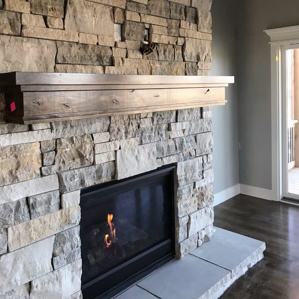 Natural Stone Fireplace Designs