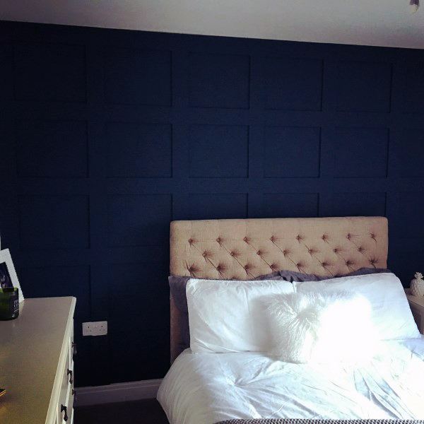 Navy Blue Master Bedroom Walls