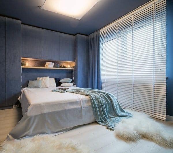 plain color bedroom curtain ideas