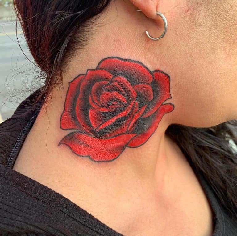 Top 91 Best Red Rose Tattoo Ideas [2020 Inspiration Guide