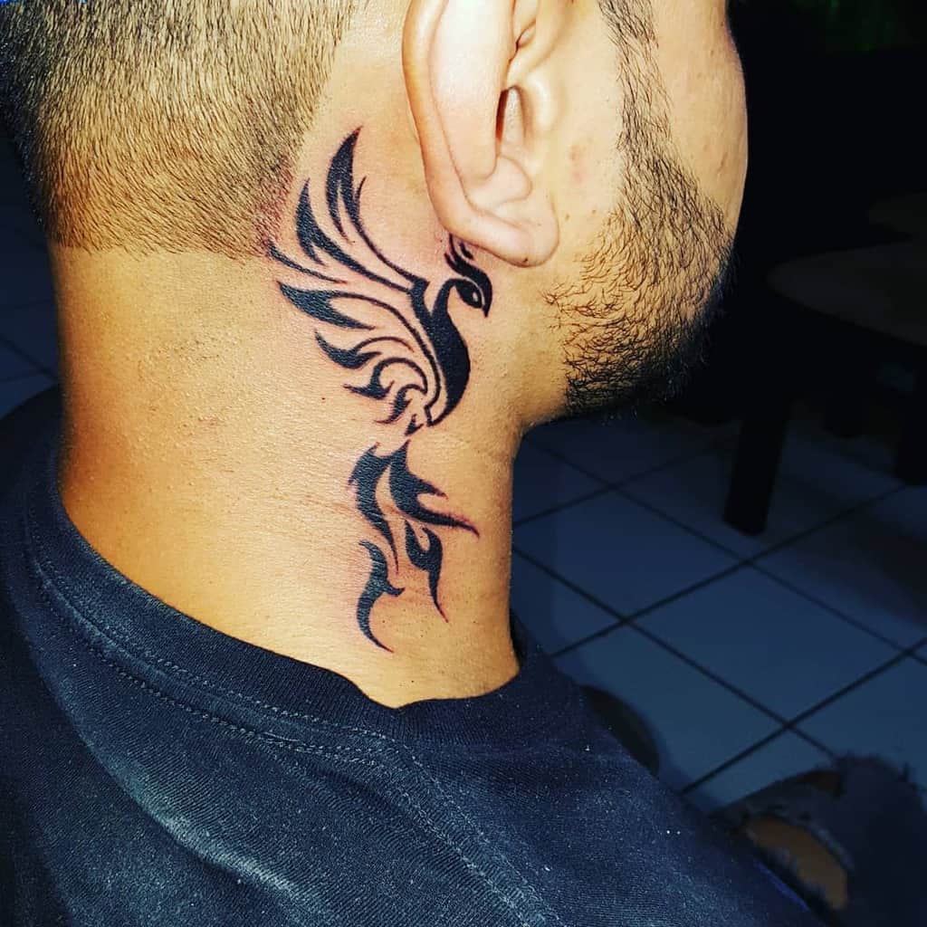neck simple tribal tattoos kenex_tattoo