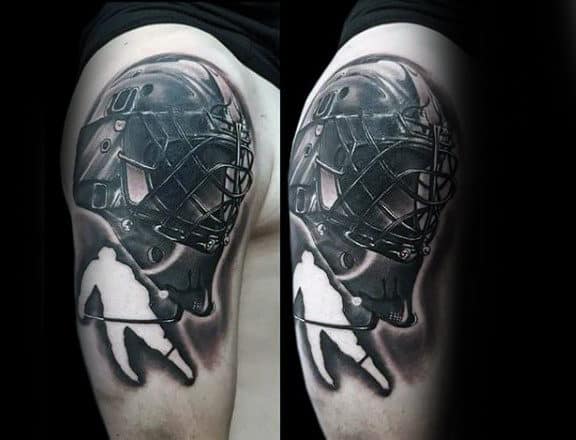 Ice Hockey tattoo Done by Douglas icehockeytattoo skinjazz tattoo  tattoos tattooideas tattooed tattooartist tattoostyle  Instagram