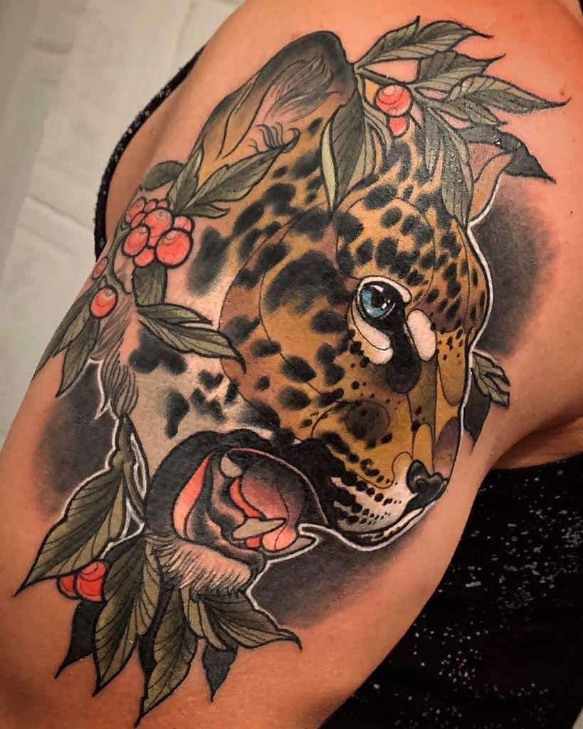 neotraditional-jaguar-tattoo-legadotattooparlourmx
