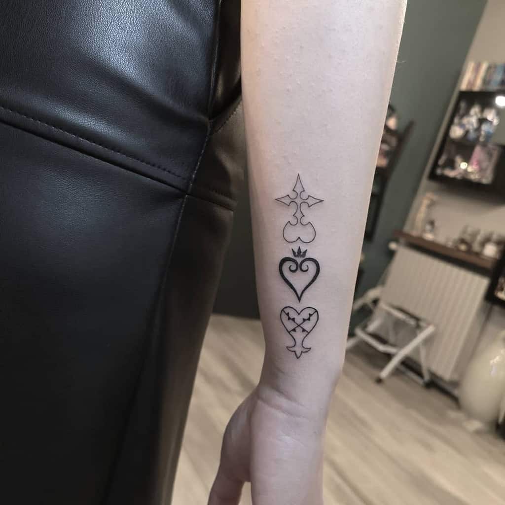 Nerdy Kingdom Heart Tattoo