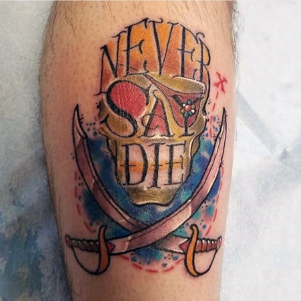 60 Goonies Tattoo Designs For Men Never Say Die Ink Ideas