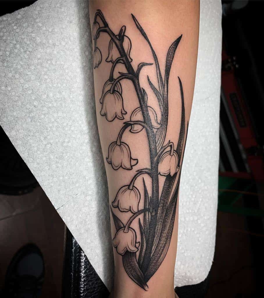 Valley the small tattoo of lily Lily Of
