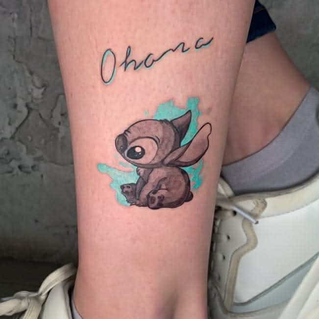 Ohana Stitch Tattoo