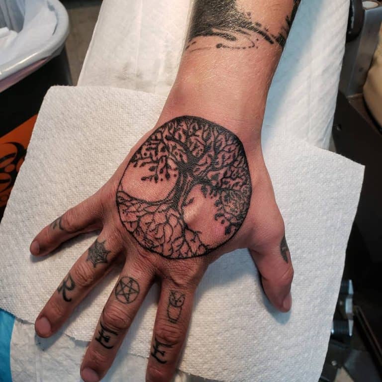 Circle Tattoo Meaning And Symbolism 2024 Guide   Nextluxtattoos 20200729 Biomorphstattoo 20190812 Azwcql 768x768 