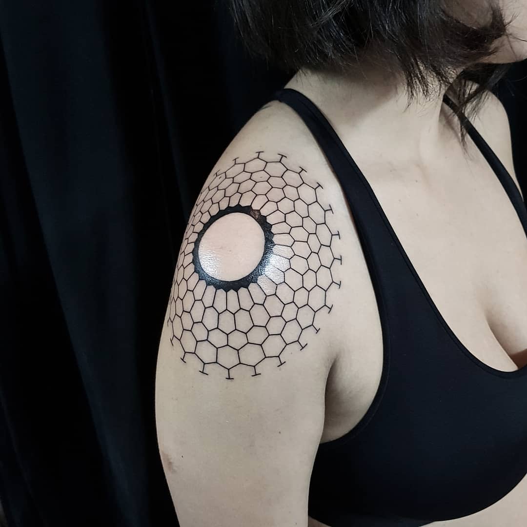 Mandala minimalistisches Tattoo