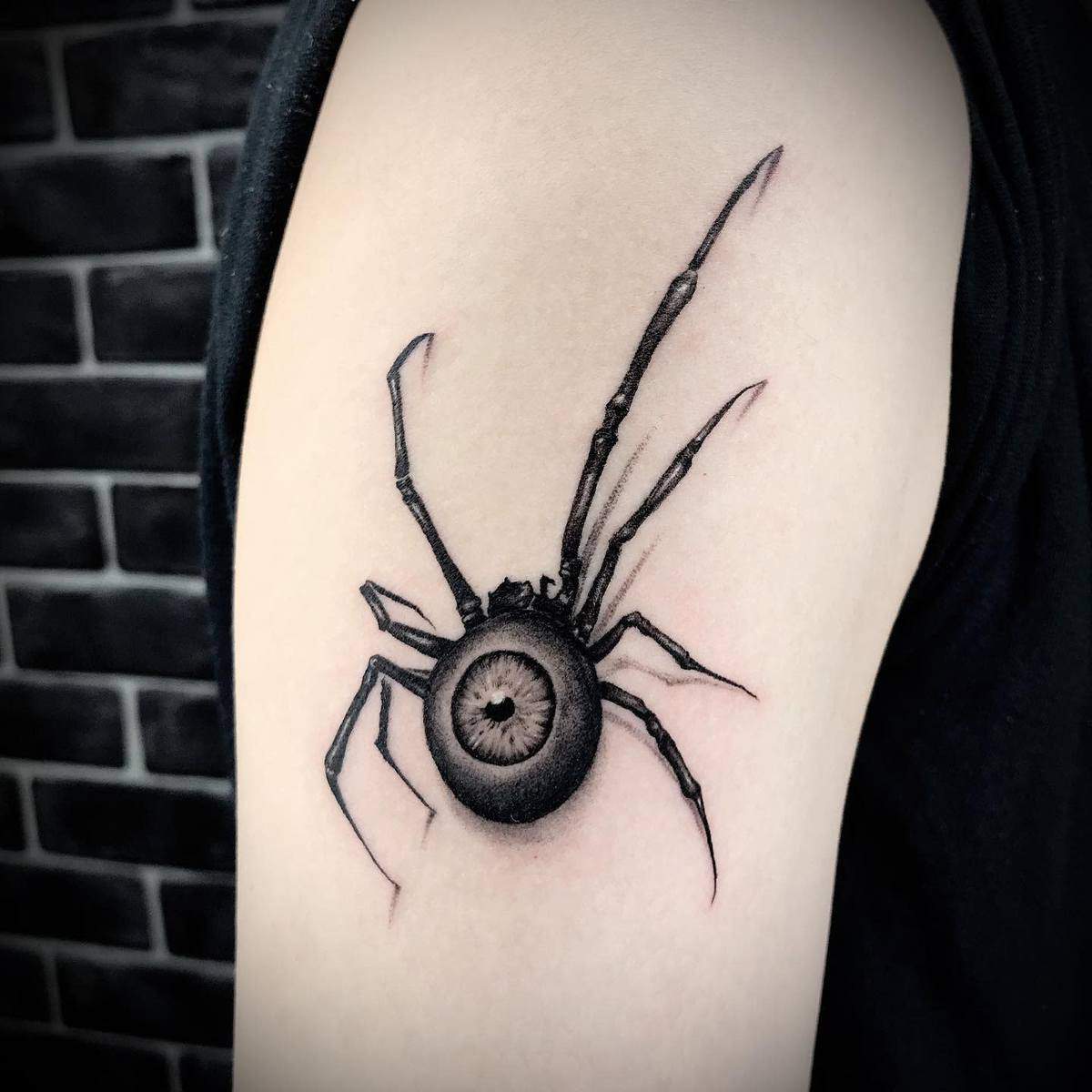 Illustrative Spider Tattoo