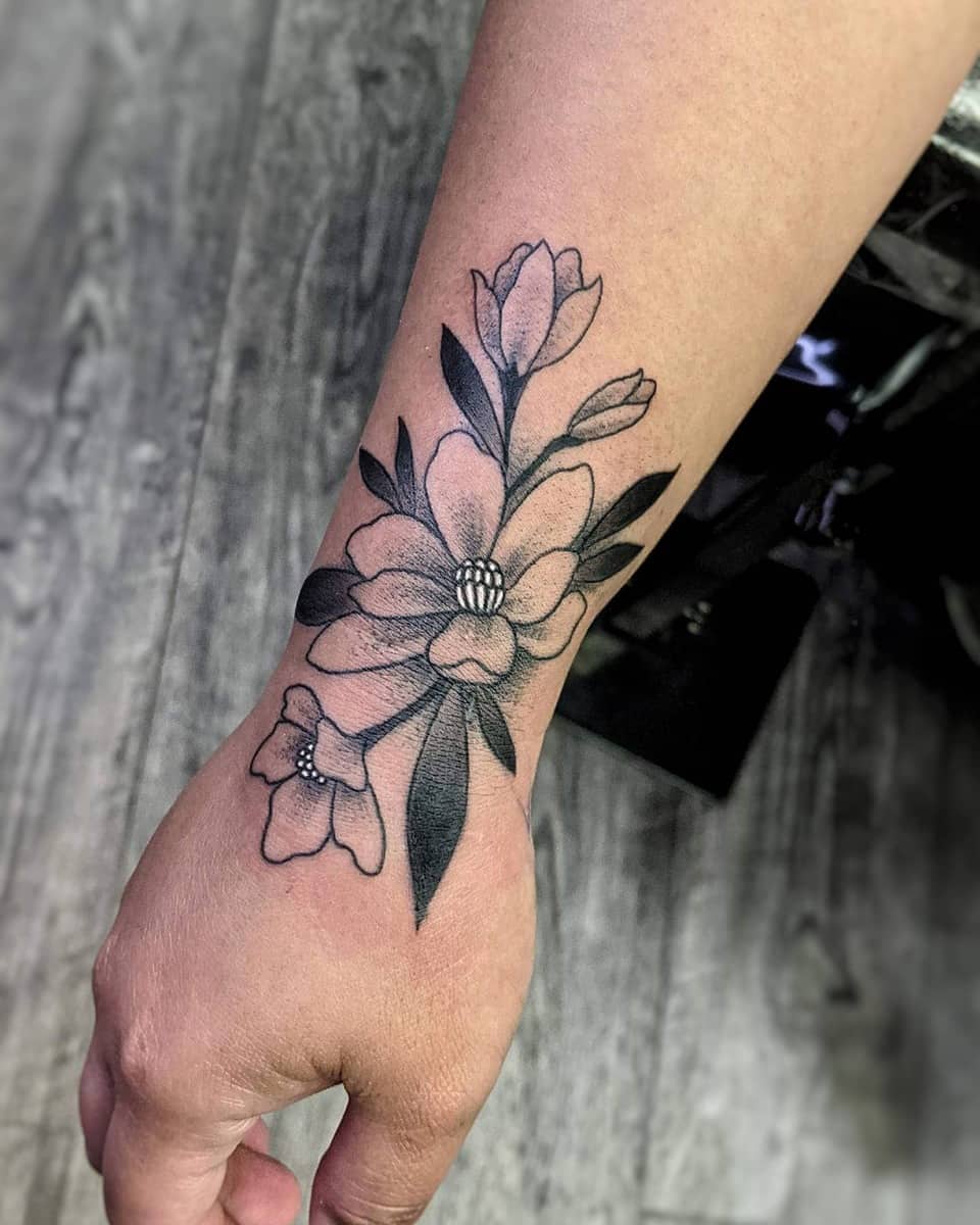 Flower Tattoo Illustrative