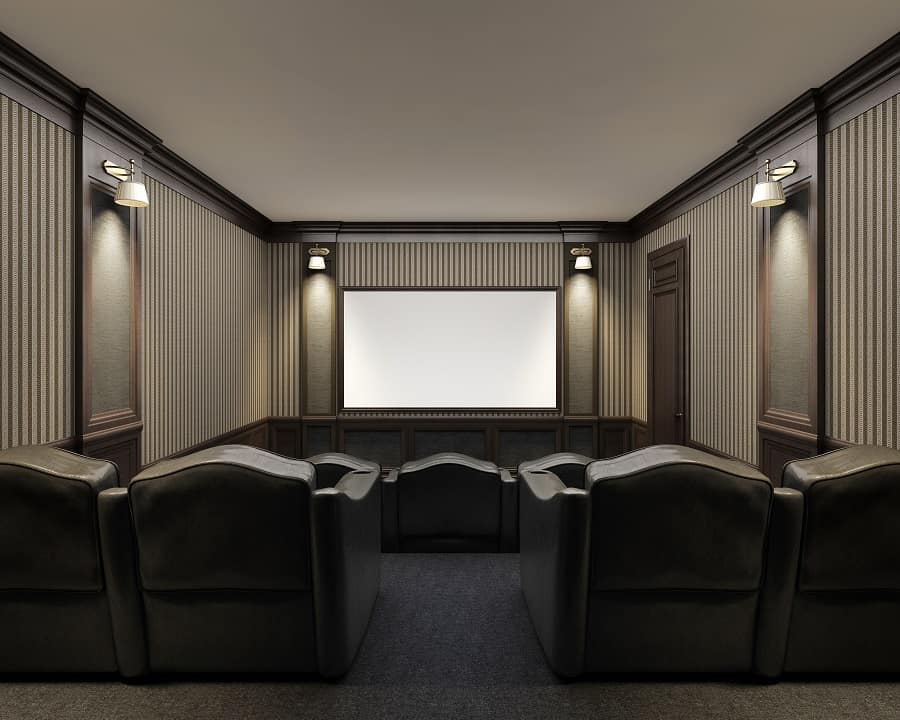 tiered movie theater seats 