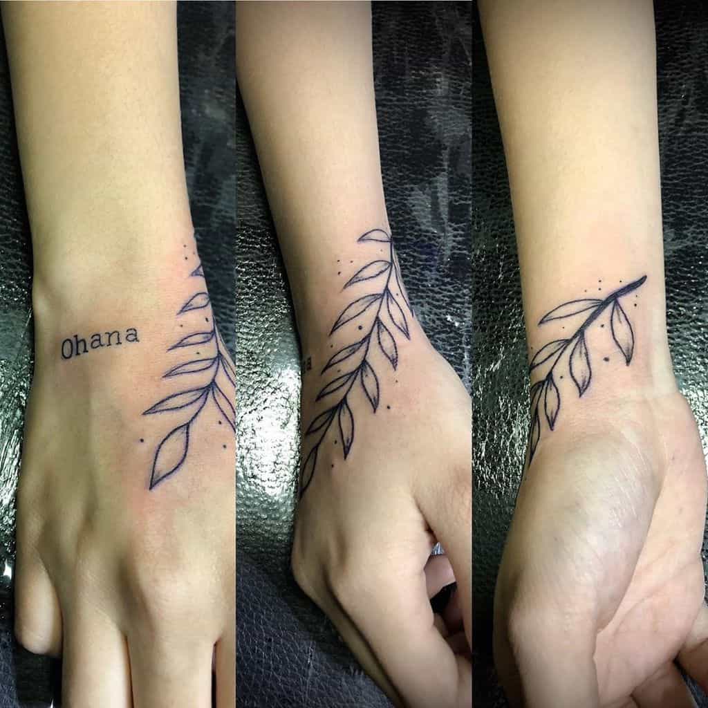 Nice Wrist Ohana Tattoo